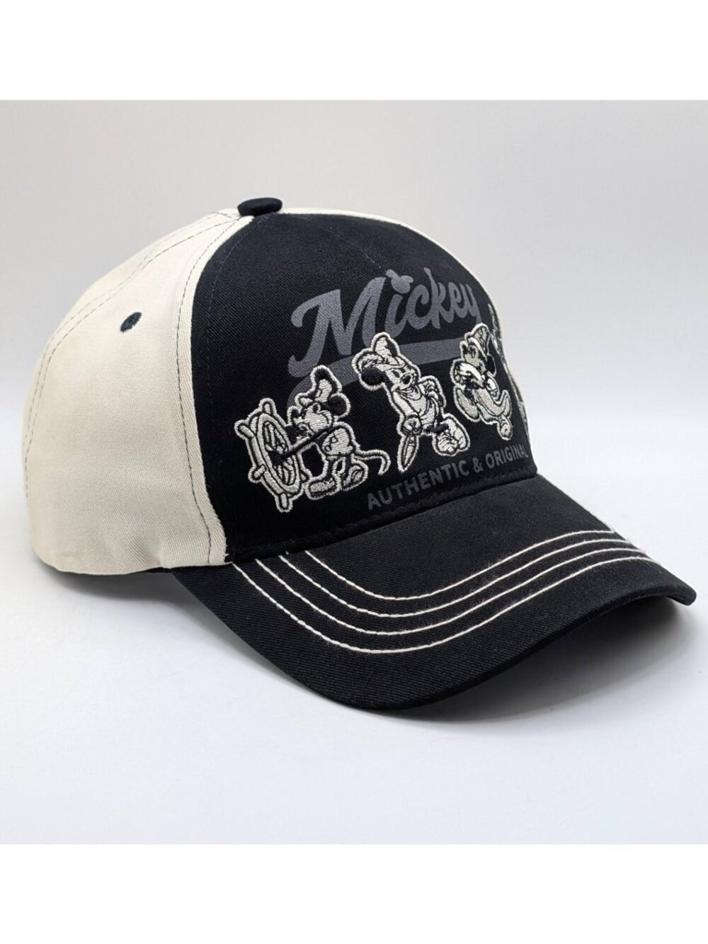 Disney Parks Authentic Original Mickey Mouse Baseball Cap Hat Through The Years